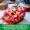 Santa’s Sleigh Building Toy – Christmas Decoration Set with Santa Claus Figurine & Reindeer, Indoor Holiday Activity for Kids Ages 9+, Gift for Boys & Girls (40499)